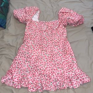 Petal and Pup Pink floral dress